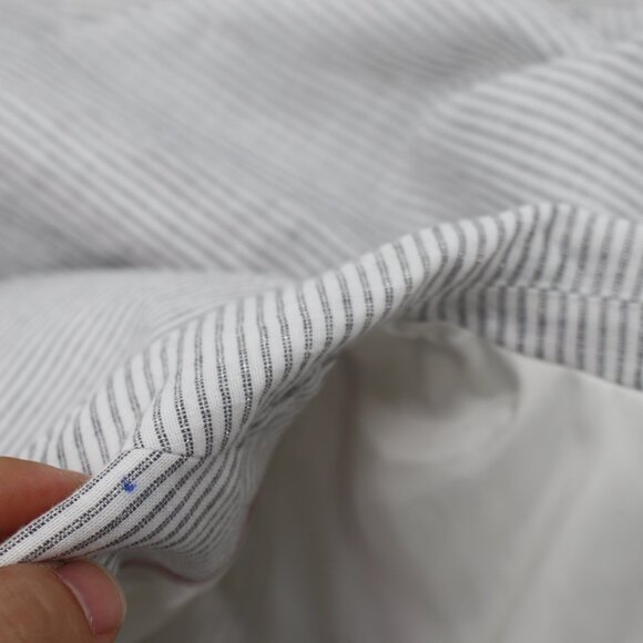 NWT J crew blazer womens 20 Collection tuxedo striped Italian linen metallic - Picture 9 of 15